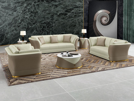 Meubles design exclusifs Canapé paysager pour 32 personnes Ensemble de canapé rembourré 2 pièces.