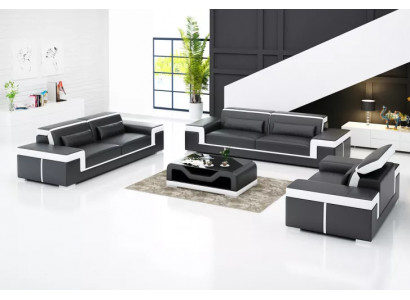 Ensemble de canapés design 3-2-1 places Ensemble Canapé Design Canapé Rembourré Luxe Canapés Neufs