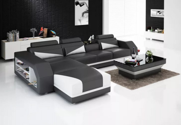 Canapé d'angle Canapé rembourré Canapé design Canapé moderne Canapé en cuir Canapé d'angle en L