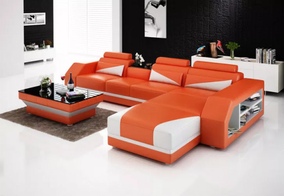 Canapé d'angle Canapé rembourré Canapé design Canapé moderne Canapé en cuir Canapé d'angle en L