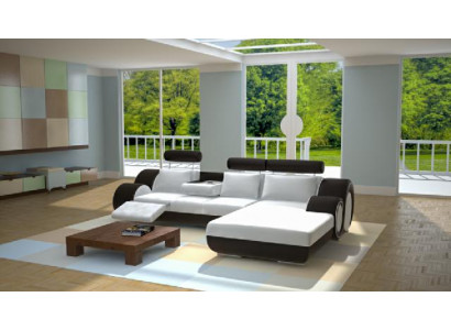 Designer Suite Living landscape Corner sofa + USB, Sofa Upholstery Leather sofa Sofas new  Suite de designer Salon paysager Canapé d'angle + USB, Canapé en cuir Rembourrage de canapé Canapés neufs