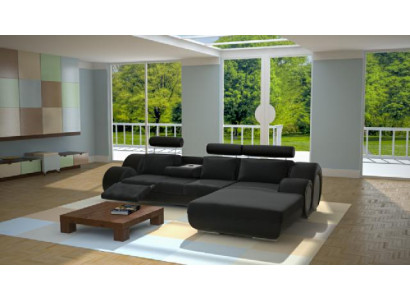 Suite de design Canapé d'angle Canapé Canapé Tapisserie Sur mesure USB