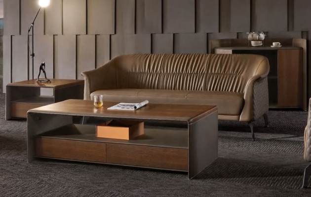 Ensemble de canapés Design Set Sofa Rembourrage Canapés Canapé en cuir Moderne neuf 311