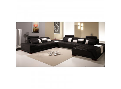 Canapé avec USB, Suite de revêtement de canapé XXL Grand canapé d'angle Salon Canapé d'angle neuf