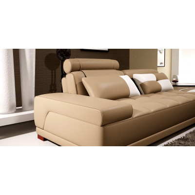 Canapé avec USB, Suite de revêtement de canapé XXL Grand canapé d'angle Salon Canapé d'angle neuf