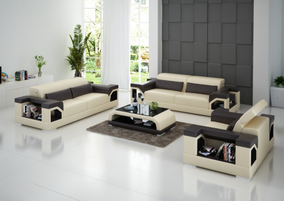 Canapé en cuir canapé ensemble canapé ensemble 3+2+1 places suite design canapé moderne avec USB