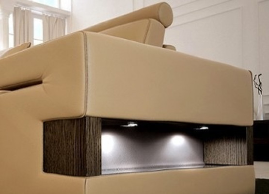 Canapé en cuir USB Ensemble de canapé moderne 3+2+1 Siège de canapé Canapé en tissu Suite Set