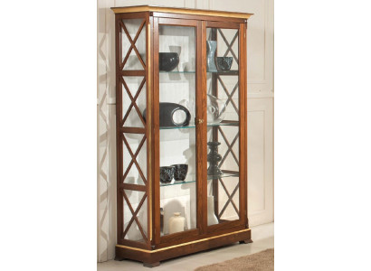 Vitrine en bois massif Armoire en verre Vitrine en bois massif Meuble de salon Buffet nouveau