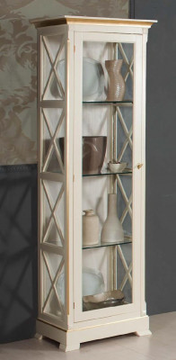 Vitrines en bois massif Armoire en verre Vitrine en bois massif Meuble de salon Bahut