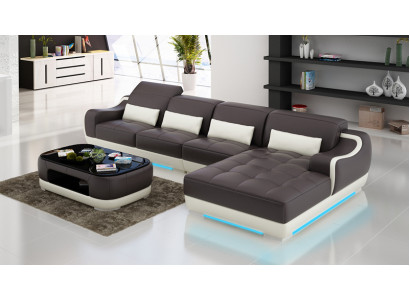 Canapé en cuir canapé canapé canapé canapé coin coin canapé design moderne suite