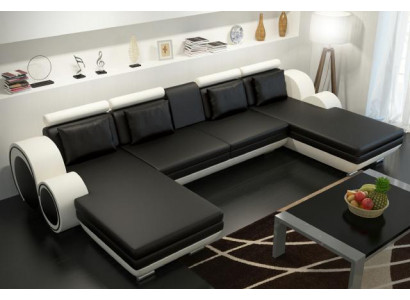 Paysage vivant Canapé Rembourrage Canapé Siège Coin Coin Paysage vivant Suite BERLIN