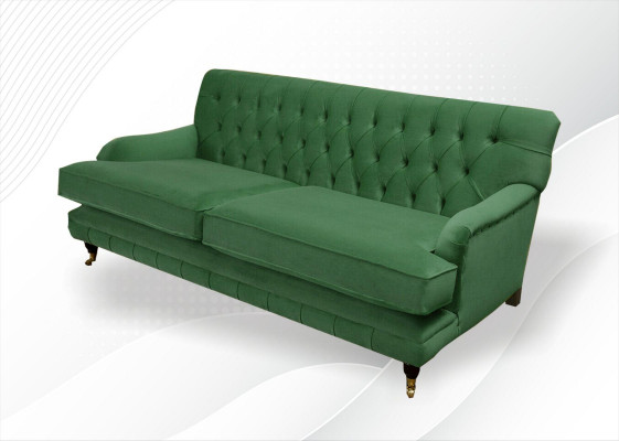 Meubles design Chesterfield de haute qualité Trois places en tissu d'ameublement