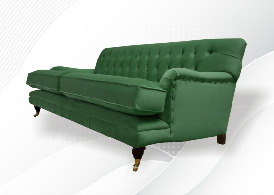 Meubles design Chesterfield de haute qualité Trois places en tissu d'ameublement