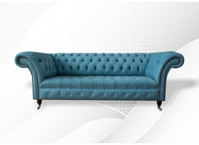 Canapé Chesterfield Canapé Tissu 3 Places Canapés Décoratifs Ensemble de Sièges Sofas