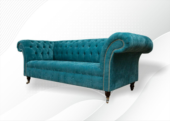 Canapé Chesterfield Revêtement Canapé classique en tissu turc 3 places