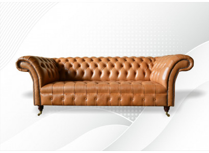 Design de Chesterfield Luxe canapé canapé siège textile Suite en cuir