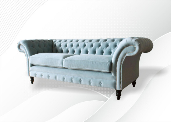 Canapé Chesterfield en cuir, canapé classique 3 places
