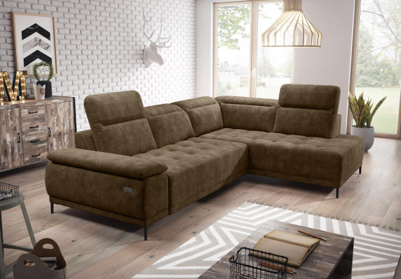 Paysage de vie Suite Design Canapé Tissu Automatique Canapé d'angle en forme de L Divan