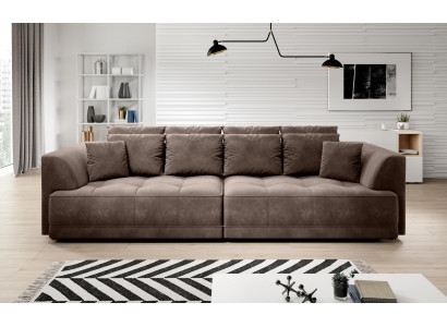 Canapé-lit Canapés 4 places Mobilier de chambre Grand canapé xxl Design de rembourrage de canapé Canapés