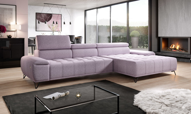 Canapé d'angle L-shape Canapé Sofa Design Canapé Rembourrage Tissu Moderne Coin nouveau