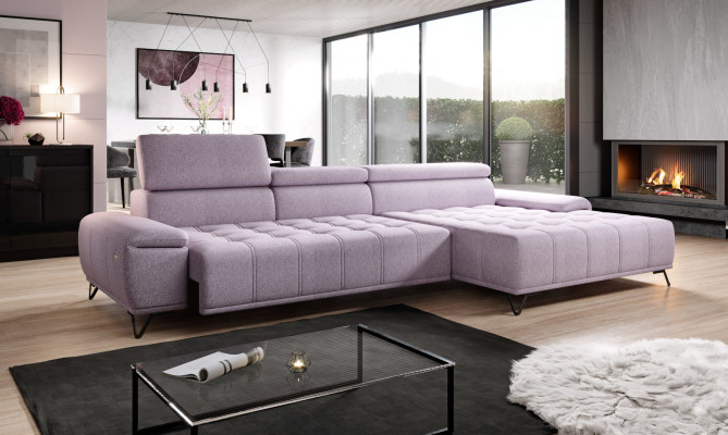 Canapé d'angle L-shape Canapé Sofa Design Canapé Rembourrage Tissu Moderne Coin nouveau