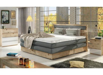 Lit en bois lits de mariage Design Rembourrage Chambre à coucher 180x200 Chambre à coucher italienne mobilier b