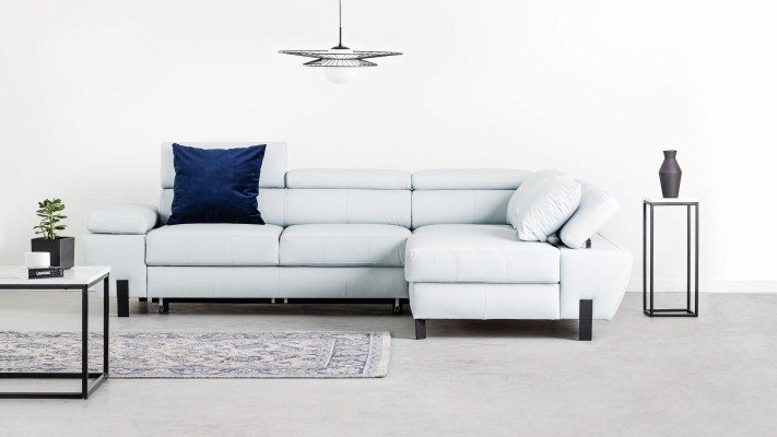 Canapé rembourré en L en tissu de canapé Canapés Canapés Design Canapé d'angle Sofa Paysage de vie