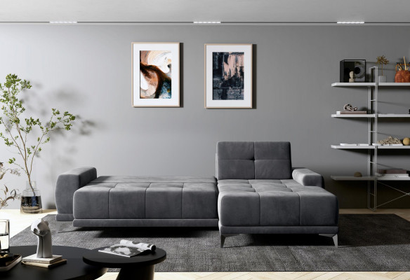 Canapé d'angle Canapé Canapé Rembourrage Canapé d'angle en cuir Suite Design Paysage vivant nouveau