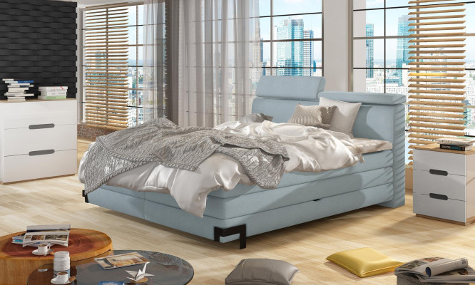 Lit de designer Chambre Lits Textile Hôtel Luxe Rembourrage Sommier Meubles