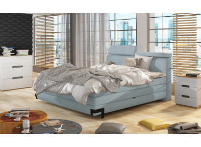 Lit de designer Chambre Lits Textile Hôtel Luxe Rembourrage Sommier Meubles