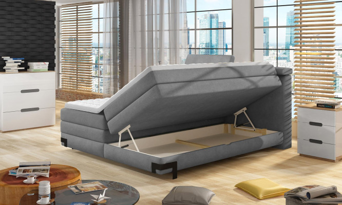 Lit de designer Chambre Lits Textile Hôtel Luxe Rembourrage Sommier Meubles