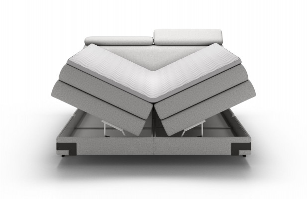 Lit de design Boxspring Lits Mariage Matelas Chambre de sommeil Luxe Hôtel Double neuf