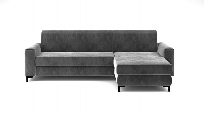 Canapé Canapé Suite Rembourrage Salon design Paysage Coin canapé Textile en forme de L Sofas