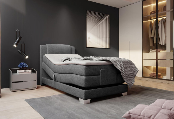 Lit électrique à ressorts Box Bed réglable lit double Hôtel Singel 100x200
