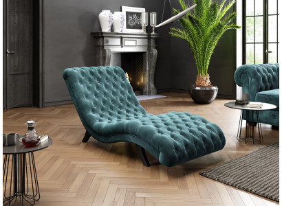 Canapé Chesterfield Chesterfield Canapé Lit en Bois en Métal Chaise Longue Chaise Longue en Métal de Détente