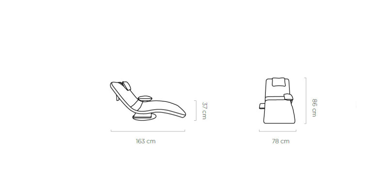 Chaise longue chaise longue relax fauteuil canapé canapé chaise textile
