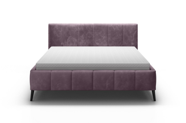 Lit Chambre Lits 180x200 Lit rembourré Design Double Hôtel Mobilier Velours nouveau