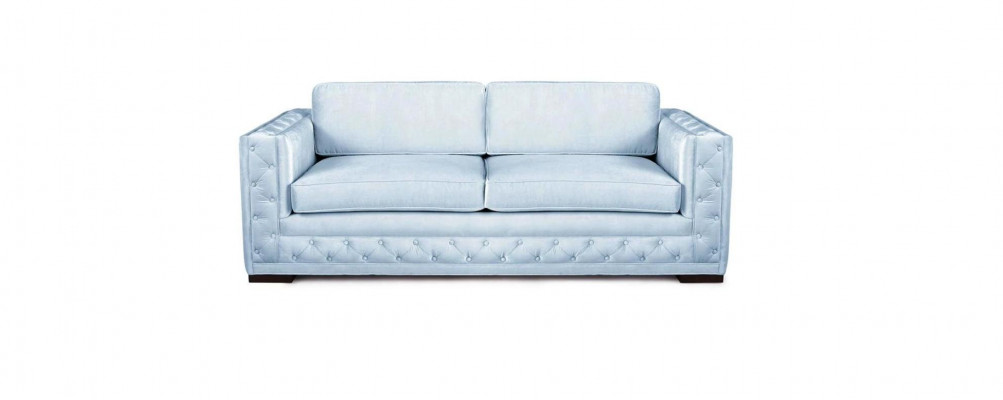 Canapés design moderne Chesterfield blanc Textile Sofa 3 places neuf Kreative Furniture