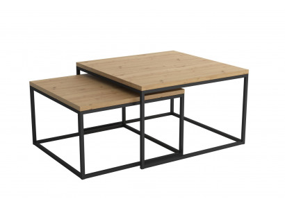 Table basse Table d'appoint Design Table de salon Tables Ensemble double