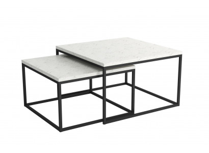 Table d'appoint Table de designer Table de salon Tables 2x Table basse