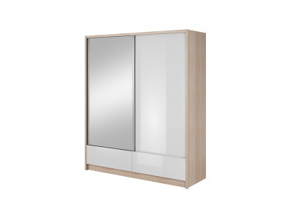 Portemanteau de rangement 180cm Étagère Armoire Archiver Portes coulissantes Portes coulissantes Bureau
