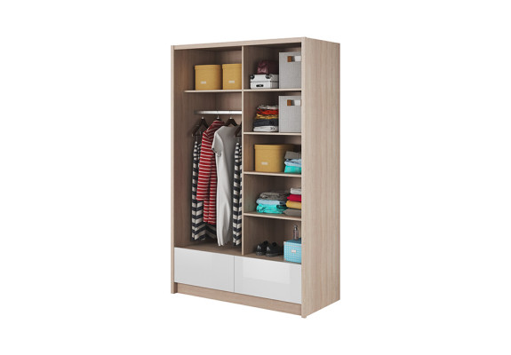 Étagères polyvalentes Armoire étagère Armoire de rangement 130cm nouveau Porte-manteau