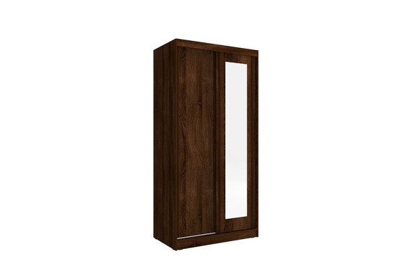 Conception Garde-robe Vêtements Armoires Coulissantes Bois Portes Flottantes Armoire 100cm