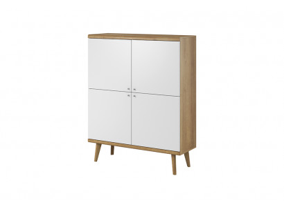 Commode moderne en bois 107 cm Buffets bas XXL Armoire de salon