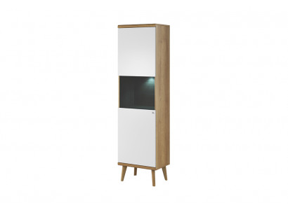 Vitrine Armoire Commode Étagère en verre Présentoirs Étagères Bois Salon