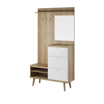 Penderie portemanteau ensemble garde-robe couloir ensemble de plancher de garde-robe rangement