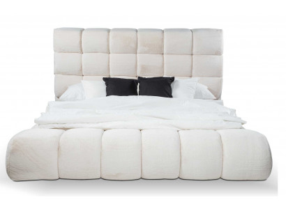 Lit Lits doubles Lit moderne Cadre de lit Design de luxe Cadre de lit Bois neuf