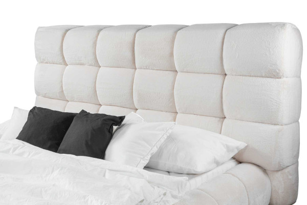 Lit Lits doubles Lit moderne Cadre de lit Design de luxe Cadre de lit Bois neuf