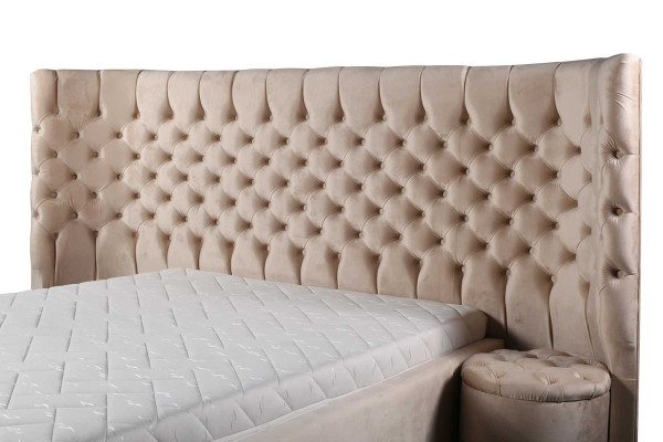 Lit Table de chevet Set de chambre 3 pièces de luxe Mobilier complet neuf