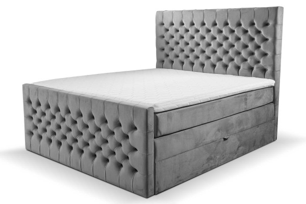 Chambre de luxe Lit Rembourrage Conception Lits doubles de luxe 160x200cm de l'hôtel